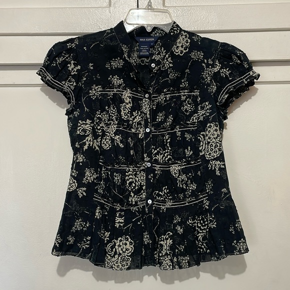 Max Edition Button Down Blouse - Picture 1 of 5